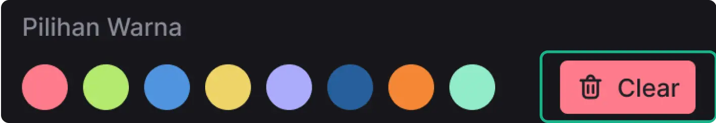 Tombol Clear Paito Warna
